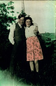 Maggie Jukes and Jim Brennan about 1947